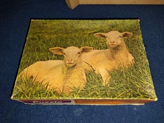 Fehlteil Puzzle Anbaberger Schafe