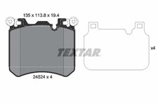 FRONT BRAKE PAD SET DISC BRAKE FITS: ROLLS-ROYCE WRAITH V12.ROLLS-ROYCE DAWN
