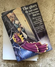 Religious Christmas Cards & Envelopes Lot 35 John 17:3 THE GLORY HE LAID ASIDE..