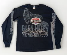 Lucas Oil MX  Pro Racing Glen Helen Nationals Men’s Sz M Black Long Sleeve Tee