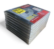 iMation DVD+R DVD Recordable Discs 4.7GB 2 Packs (8, 2 Packs) Sealed