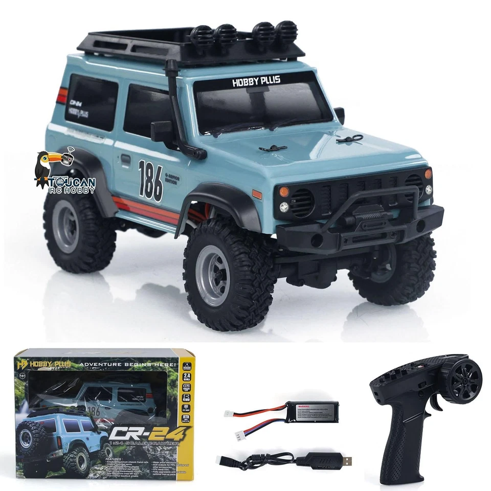 Hobby Plus 4x4 1:24 RC Mini Crawler Car 4WD RTR Radio Control Off-road Vehicles - Image 2 of 4