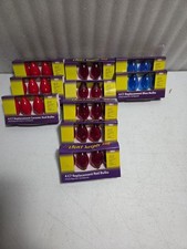 10 packs of 4 Count C7 Replacement Ceramic Red  Blue Bulbs - 40 Bulbs Total