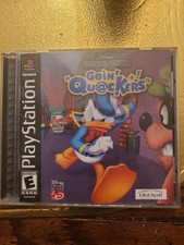 Disney's Donald Duck: Goin' Quackers (PS1 2000) CIB Manual Reg Card Tested Works