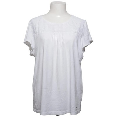 Ichi, Top, Größe: 44/46, Weiß, Bio-Baumwolle/Polyester, Einfarbig, Damen #CM9