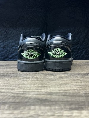 Nike Air Jordan 1 Low SE Black Croc Scream Green IQ9701-010