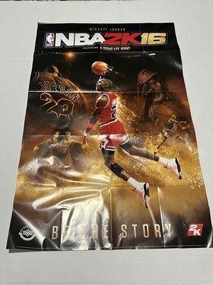 Michael Jordan NBA 2k Basketball Poster