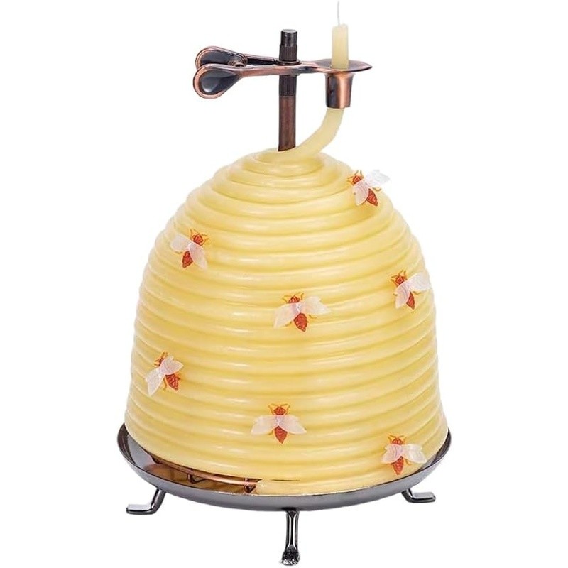 Natural Beeswax Candle Aromatherapy 120 Hour Burn Relaxation