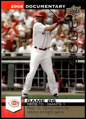 2008 Upper Deck Documentary #2776 Ken Griffey Jr. Gold E1