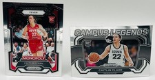 Caitlin Clark 2024 Prizm Monopoly Base #65 & Prizm Draft Picks #5 Rookie RC