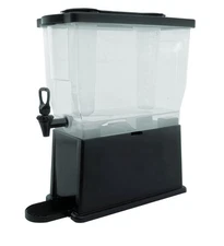 Service Ideas 3‑Gallon slim NSF Cold Beverage Dispenser with infuser, Drip Tray