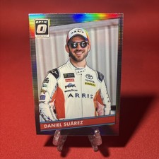 2019 Donruss Racing NASCAR Optic Retro Holo Prizm 1986Card #73 Daniel Suarez