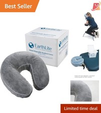 Disposable Face Cradle Covers Soft Cotton 50 Count for Massage Tables Chairs