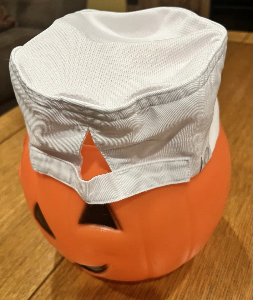 Chef Works Unisex Cool Vent™ Chef Beanie White Small/Medium Halloween Cook - Image 2 of 3