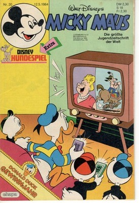 Micky Maus 20/1984 mit Beilage