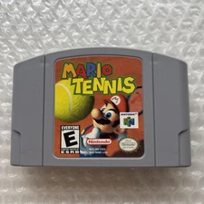 Mario Tennis N64 Nintendo 64 Authentic Cartridge Only Cleaned Tested OEM