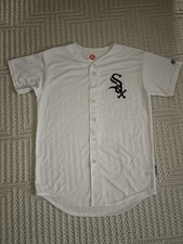 Majestic Brand Chicago White Sox Jersey All White Youth Sz XL Cool Material NWOT