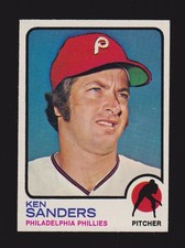 1973 TOPPS #246  Ken Sanders  PHILADELPHIA PHILLIES  EX-MINT  A
