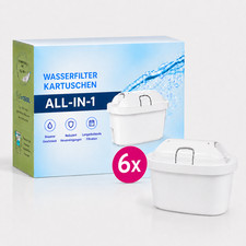 6 Pack WaterFilter Cartridges Replacement for Brita Maxtra Pro Reduce PFAS