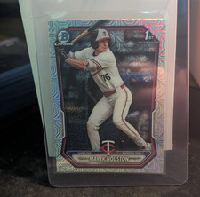 Marek Houston 2026 1st Bowman Chrome  Mojo Refractor #BCP-16 Minnesota Twins