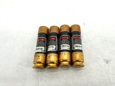 Lot of 4 Busmann FRN-R-50 Fusetron Dual-Elem Current-Limit Cl RK5 Fuse 50A 250V