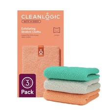 Body Exfoliating Cloth Stretchy Exfoliator Bath and Shower Washcloths for Smo...