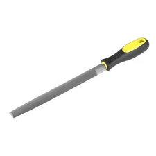 Double Cut Grade High Carbon Hardened Steel Half Round File 8-Inch