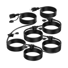 K KASONIC - Outdoor Extension Cord 50 FT, Evenly Spaced 6 Outlets Plugs, 16/3...