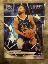 2025-26 Topps Now #AS1 Stephen Curry Golden State Warriors 12 Time All Star