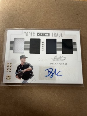 2020 Panini Absolute - Tools of the Trade 4 Patch Signatures Dylan Cease/ 99