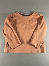 Tommy Bahama Boys Preppy Peach Pocket Long Sleeve 2-3years 3T 100 Cotton