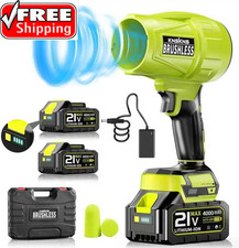 Seese Cordless Handheld Violent Fan/Leaf Blower  2 Batteries/Charger/Case