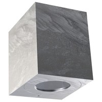 Led Outdoor Wandleuchte Canto Kubi 2, IP44, 12W 3000K 500Lm 2X75°, Verzinkt