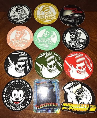 Suavecito Pomade Sammlerstück Vinyl Aufkleber Menge 12