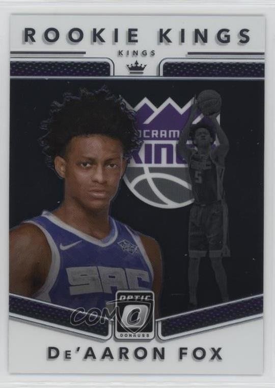 2017-18 Panini Donruss Optic Rookie Kings De'Aaron Fox #5 02ho