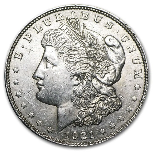 1921 P, D, or S Mint Morgan Silver Dollar Coin AU (Random)
