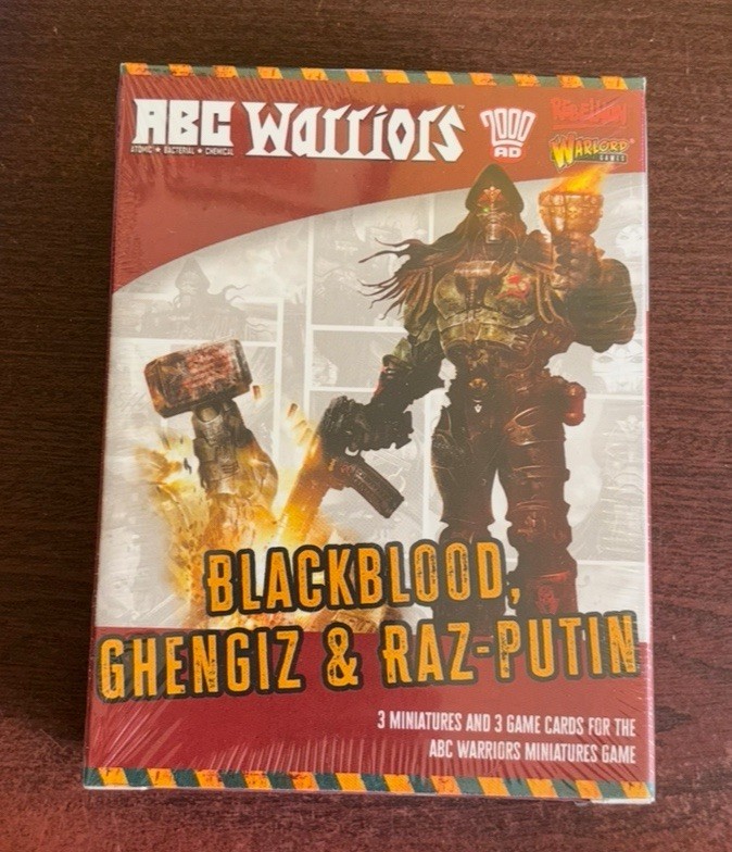 Blackblood Ghengiz  Raz-Putin Miniatures for ABC Warriors Warlord Games Mint
