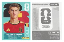 2026 Panini FIFA World Cup BEL17 Charles De Ketelaere Belgium Sticker, LATAM