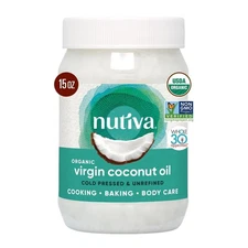 , Organic Coconut Oil, 15 Fl Oz