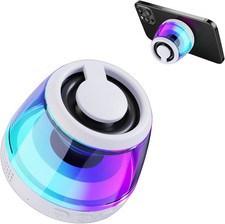 Magnetic Bluetooth Speaker Wireless Speaker W/ RGB Light Show Portable Speaker