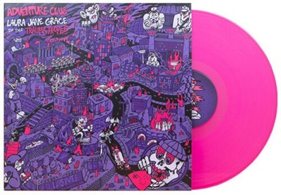 Laura Jane Grace - Adventure Club - Pink [New Vinyl LP] Explicit, Pink, Colored