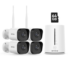 ANNKE 5MP WiFi CCTV Surveillance System Two-Way Talk IP Camera 5MP 4CH Video NVR