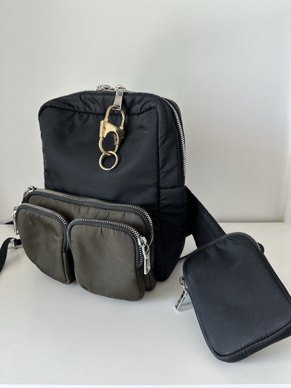 Prada Nylon Front Pocket Backpack Medium - image 1