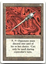 MTG Disrupting Scepter R Revised Edition LP