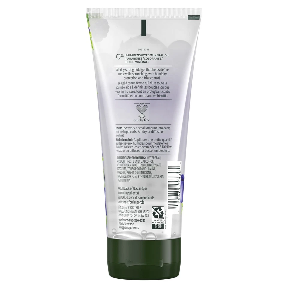 Herbal Essences Gel Totally Twisted Curl Scrunching Frizz Free Berry Scent 6oz - Image 2 of 2