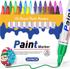 Oil Based Paint Pen: Permanent Paint Marker, Quick-Dry, Waterproof Paint Set ...