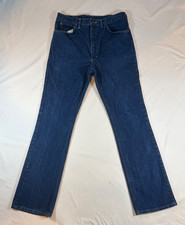 Vintage Lee Riders Jeans Mens 33x33 42 Talon Blue Red Tab Western UNION USA 80s