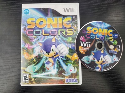 Sonic Colors (Nintendo Wii, 2010) DISK + CASE