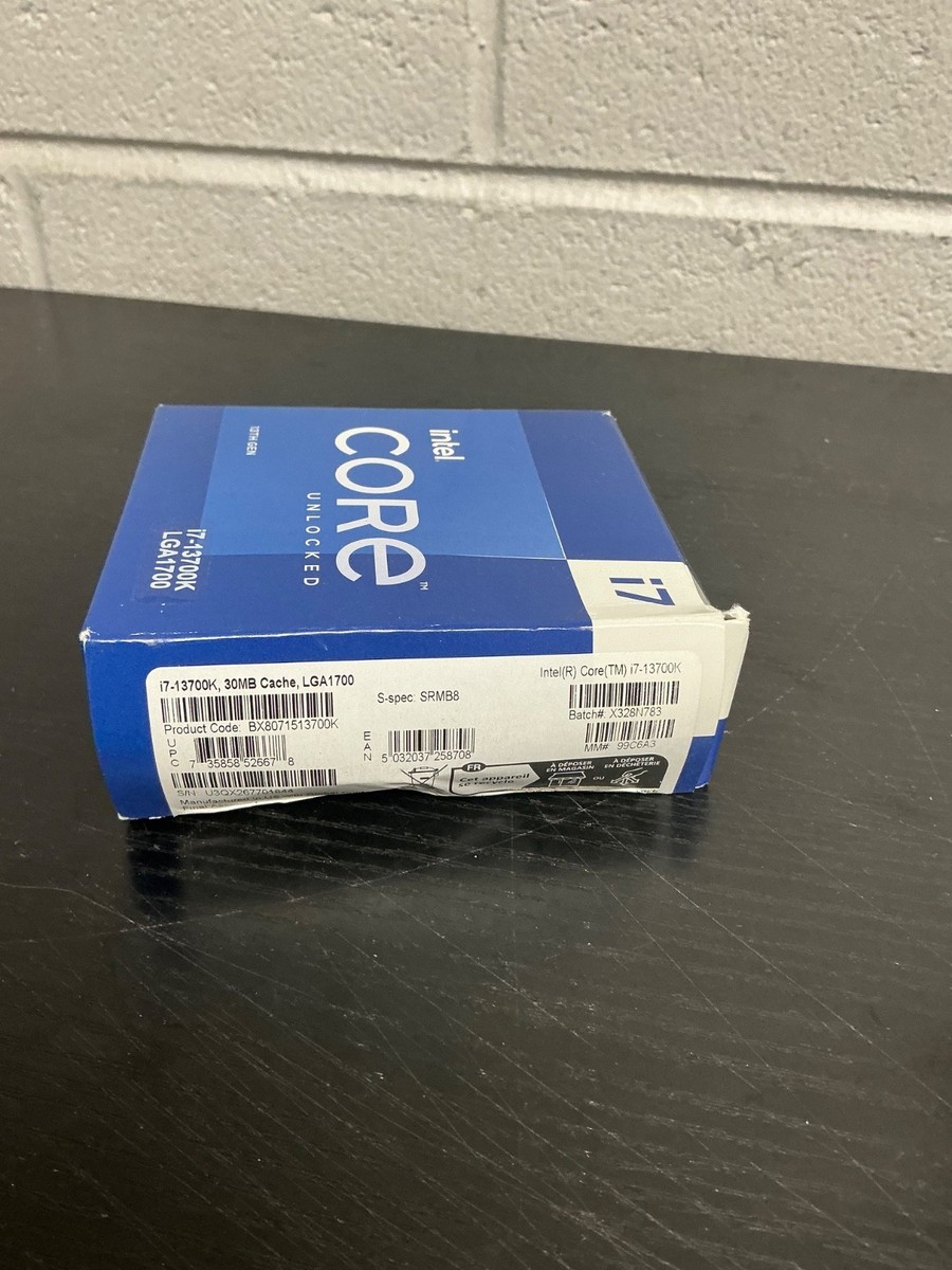 Intel Core i7-13700K ジャンク品になります Intel Core i7-13700K 16-Core 3.4GHz Processor for sale