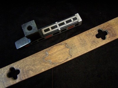Spectacular Plains Indian inlaid pipe with stem